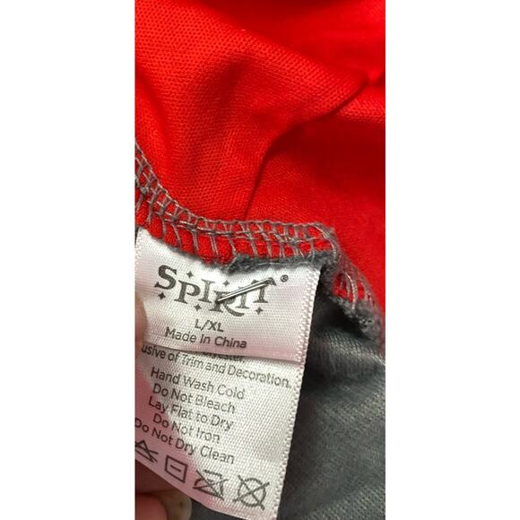 Shark Costume Adult L XL Spirit Halloween Plush One Piece Full Zip Up Jumpsuit - Picture 10 of 10